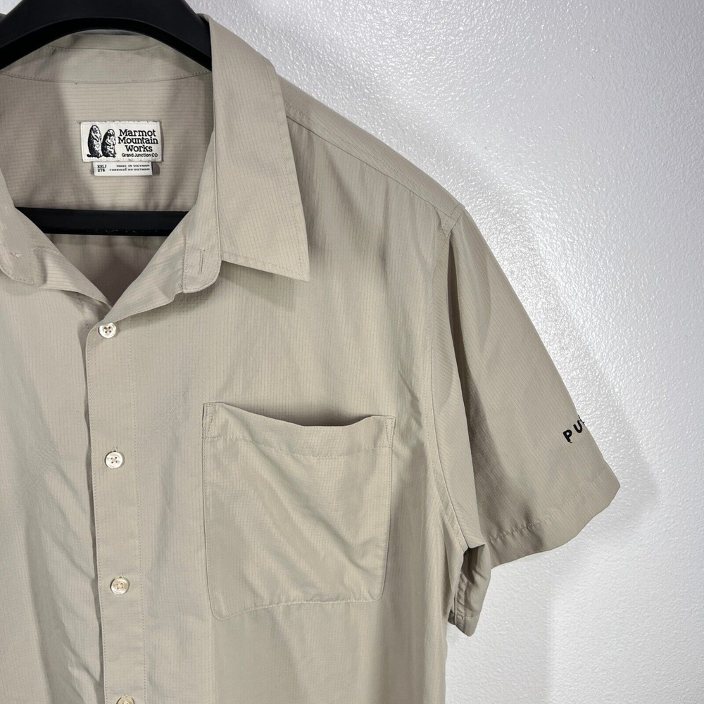 Marmot Mountain‎ Works Pursuit Shirt Button Up Short Sleeve Outdoor XXL - Picture 6 of 10